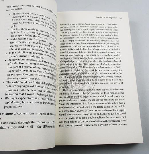 证明一个观点 英文标点符号的故事 英文原版 Making a Point Story of English Punctuation 英文版英语教材 David Crystal 进口书 商品图1