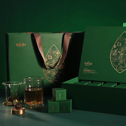 2022第七大茶山 (景迈龙珠）生茶礼盒装（带杯）112g 商品图0
