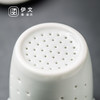 陶瓷西沙马克杯带盖办公室喝水杯陶瓷过滤泡茶杯茶水分离杯子 西沙黑A2a（英调） 商品缩略图9