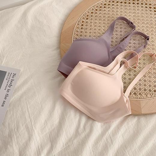 黛唯梵果冻无痕内衣女无钢圈大胸显小胸聚拢防下垂收副乳美背学生文胸罩 商品图7