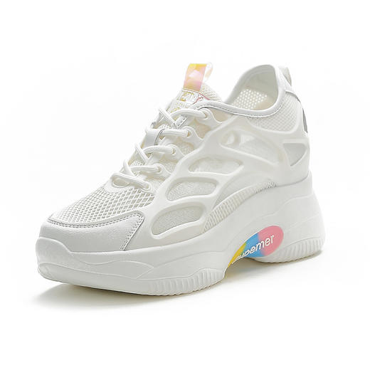 春夏季网鞋休闲透气网鞋女百搭小白鞋 AM2851 商品图4