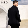 M＆D/名盾商务翻领羊绒羊毛桑蚕丝90白鹅绒大衣羽绒服21秋冬新款 商品缩略图3