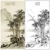 陈少梅竖幅工笔山水人物白描底稿-《山川寂寥》-多种白描尺寸可选-CR43 商品缩略图0