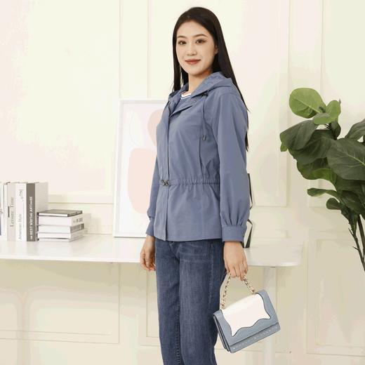 宗洋zongyang女装2022春季新品连帽宽松常规休闲外套短外套BCL3DF7829-47 商品图1
