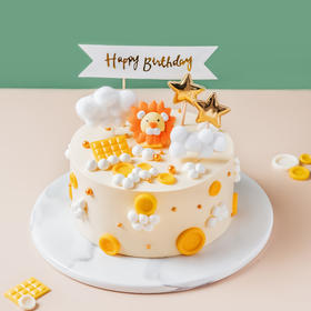 萌萌哒小狮子蛋糕·萌趣儿童生日蛋糕让鲜甜的水果和软弹的布丁在舌尖炫彩 如同春日的暖阳给生活一抹又一抹的惊艳（重庆）