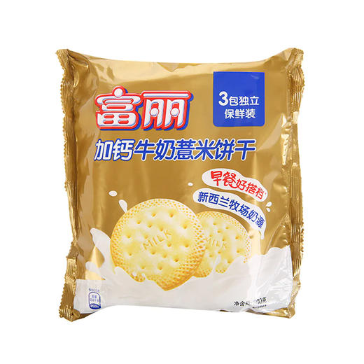 富丽加钙牛奶薏米饼干 300g 商品图0