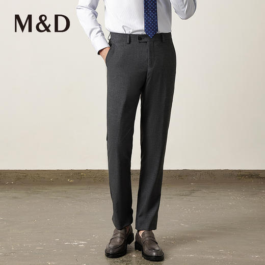 M＆D/名盾早秋新款高端商务休闲西装裤职业正装修身长裤男士 商品图2