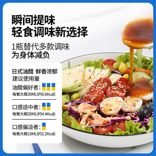 【已下架】积分换购 | 粗粮君 零脂油醋汁3瓶 轻食低卡和风调味汁[福利品] 商品图2