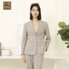 宗洋zongyang女装2022春秋款上衣常规休闲格子小西装外套西服BCL4XS7836-77 商品缩略图0