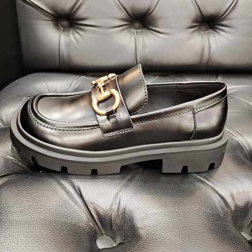 LFGJ 6144中性复古马鞍口齿轮底乐福鞋 商品图1