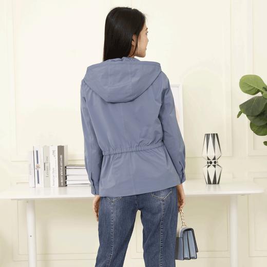 宗洋zongyang女装2022春季新品连帽宽松常规休闲外套短外套BCL3DF7829-47 商品图3