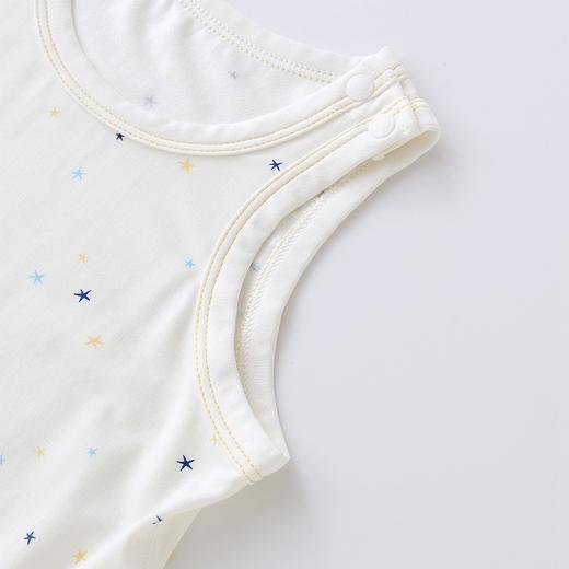 英氏儿童夏季薄款竹纤维套头圆领衫宝宝印花无袖背心YLPAJ22005A 商品图2