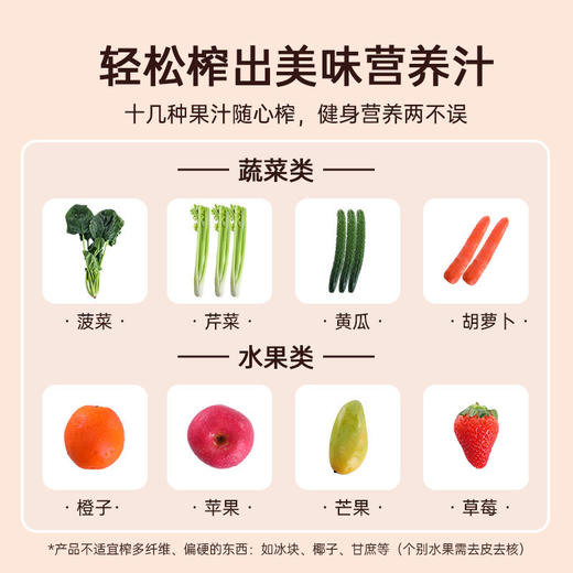 ZHENMI臻米迷你原汁机J6YJ6W，家用渣汁分离榨汁小型多功能炸果汁机榨汁机【YJQ】 商品图2