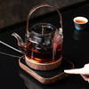 玻璃煮茶壶耐高温烧水煮茶器家用电陶炉煮茶炉泡茶 伊-【店长推荐】锦程玻璃煮茶壶-木纹W1h 商品缩略图1