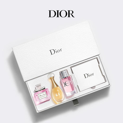DIOR迪奥迷你香氛臻选白色礼盒 【真我+花漾+悦之欢】Q香套盒 商品图0