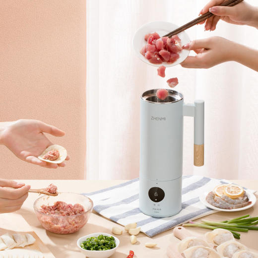 【第四代破壁机】能磨粉绞肉的臻米P1Pro多功能全自动破壁机免过滤免煮智能识别OLD显示专利降噪更静音 商品图5