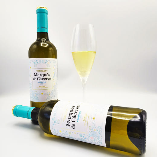【MC卡塞里侯爵】弗德乔干白葡萄酒 现在发货为蒂芙尼蓝色2020年包装 百年名庄全球50大葡萄酒品牌之一 西班牙原瓶进口 DOC等级 西班牙经典风味750ml 偏远地区不发或请询客服 商品图4