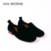 IUIU SECOND 春夏舒软深口单鞋羊皮绒面乐福鞋 商品缩略图8