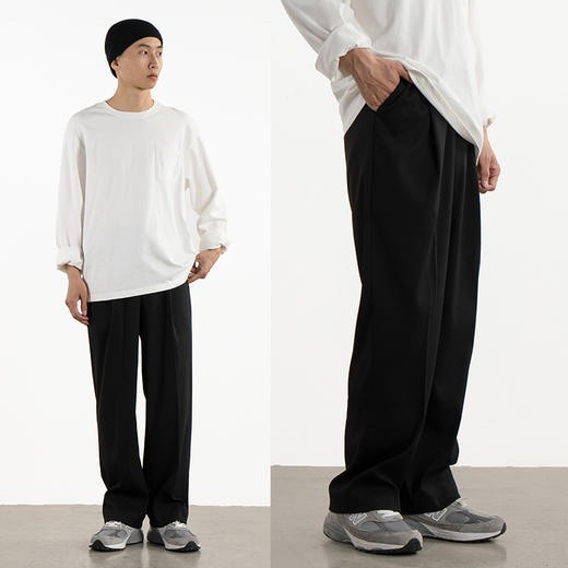 cryingcenter 经典醇厚巧克力直筒宽松休闲裤 商品图2