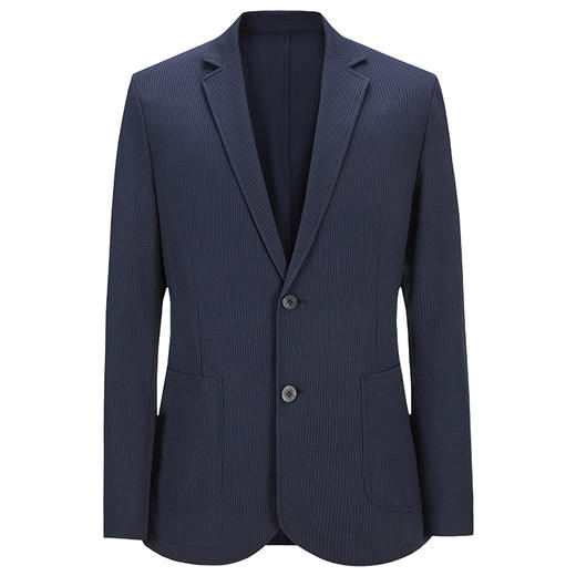 名盾泡泡纱商务休闲平驳领男士西装早春新时尚单西薄外套 商品图4