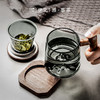 茶水分离泡茶杯玻璃杯带盖过滤茶杯水杯大容量杯子男女 逗号恒温垫O2e 商品缩略图4