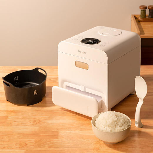 【众筹率达3766%】众筹破1500万的臻米低糖蒸汽养生电饭煲，米汤分离技术，降糖率44% 商品图2