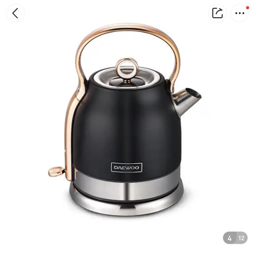 大宇（DAEWOO） 复古家用宿舍电热水壶开水壶智能热水壶DYSH-D05 商品图1