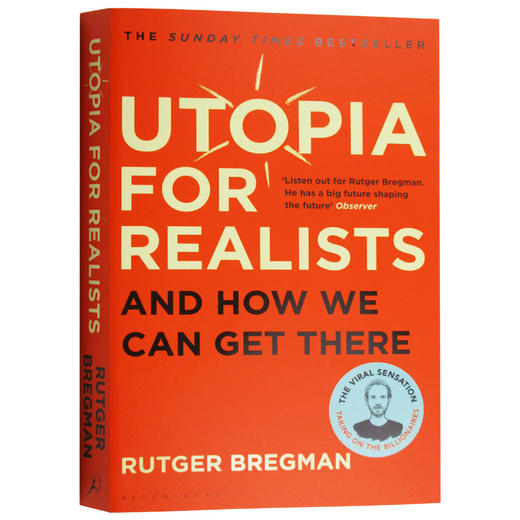 现实主义者的乌托邦 英文原版 Utopia for Realists 社会科学 英文版原版书籍 进口英语书 Rutger Bregman 商品图0