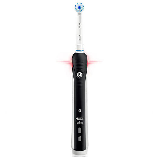 博朗OralB欧乐b电动牙刷成人情侣礼物3D声波旋转式充电式牙刷P6500黑色 商品图3