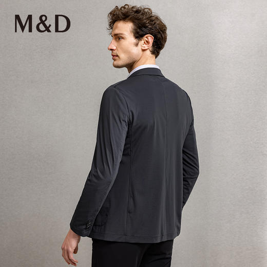 名盾商务修身平驳领薄款休闲西装早春新男士正装西服外套 商品图3