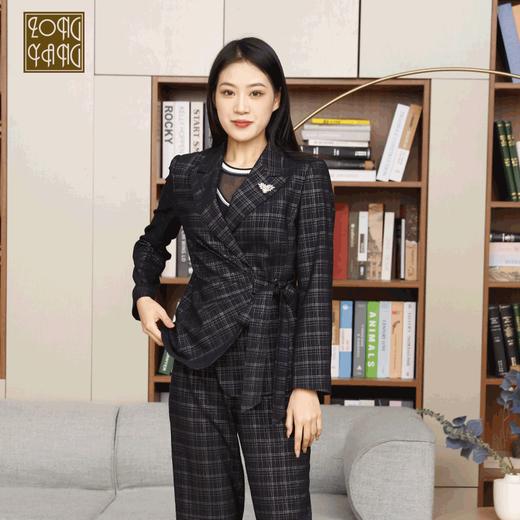 宗洋zongyang女装2022春季新品西装领百搭上衣外套休闲西服BCL1XS7802Y-48 商品图0