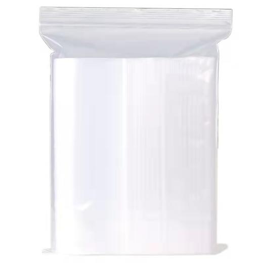 加厚自封袋塑封口袋密封袋透明袋收纳包装袋白边PE袋100个/包 商品图8