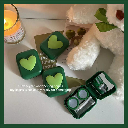 隐形眼镜盒/像鱼as363祖母绿 商品图0