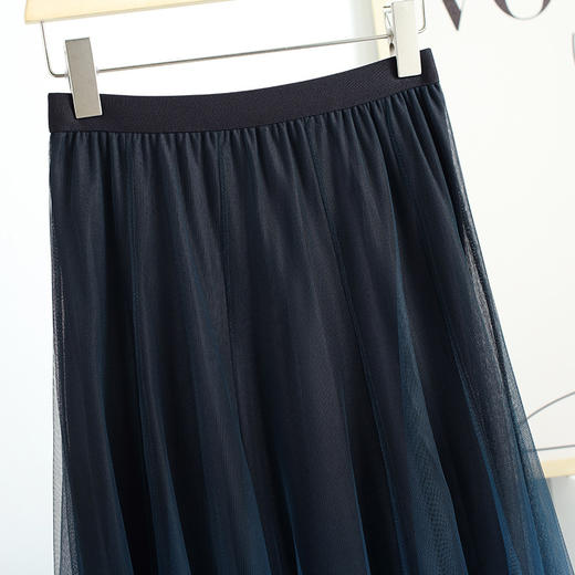 TY-6728 网纱半身裙时尚新款印花大摆裙气质优雅中长款A字裙夏季半身裙 商品图3