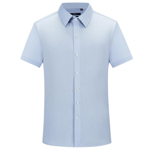 【DP免烫】MD名盾商务男士衬衫新款高端休闲正装短袖纯色衬衣男 商品图4