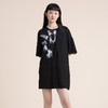 谜底2022夏季新款小众设计结构拼接宽松圆领短袖连衣裙222ML0524 商品缩略图0