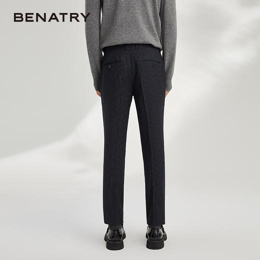 贝纳川西裤男直筒修身商务休闲免烫正装ECY326002776 商品图3