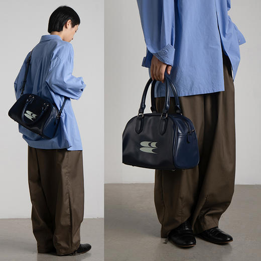 【大号】CryingCenter 未来复古系列 手提斜跨波士顿包 商品图3