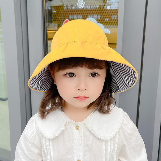 【亲子款 双面可戴 享受夏日清凉】春夏季卡通刺绣儿童空顶太阳帽户外出行防晒遮阳帽男女宝宝亲子帽 商品图3