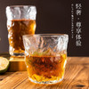 艾格莱雅 冰川杯网红纹杯玻璃杯磨砂家用酒吧洋酒杯树纹女大容量非渐变耐热餐厅创意纹理杯咖啡杯简约冰纹 300ml 六只装 商品缩略图3