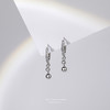 子佩集【玲珑】S925银微镶锆石流苏耳环【YXS-E2410】 商品缩略图1