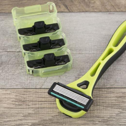 贝印-新XfitP男用5层剃须刀（竖包装） 商品图3