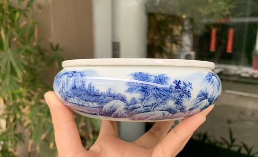 木土柴窑工笔山水壶承 商品图0