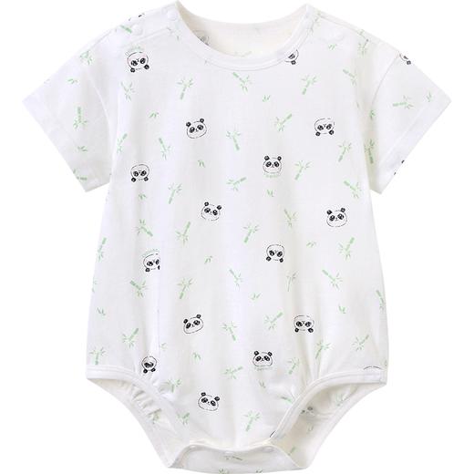 英氏宝宝连体服夏季男女婴儿短袖赛安丝套头包臀哈衣YLDBJ22005A 商品图4