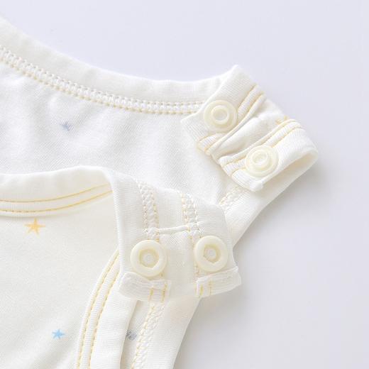 英氏儿童夏季薄款竹纤维套头圆领衫宝宝印花无袖背心YLPAJ22005A 商品图3