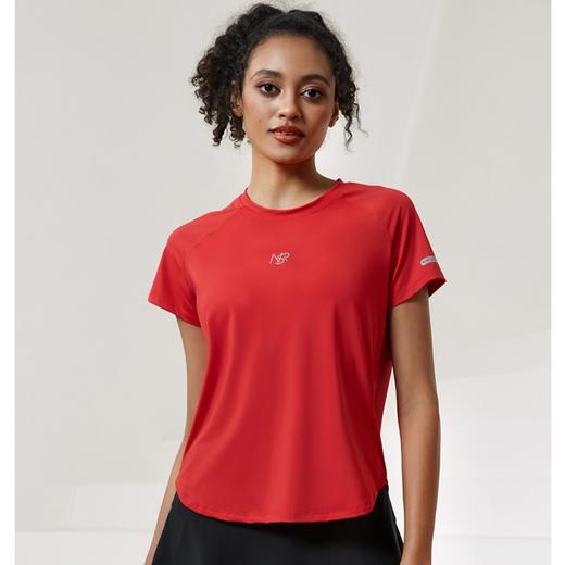 科里芙 瑜伽服女运动训练短袖速干t恤户外专业跑步健身衣 商品图2