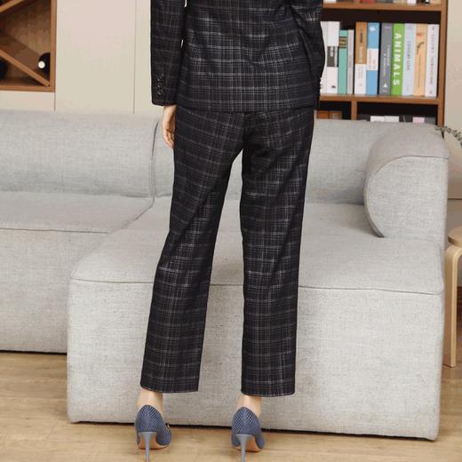 宗洋zongyang女装2022春季新品宽松格子休闲裤BCL1CK7803-48 商品图3