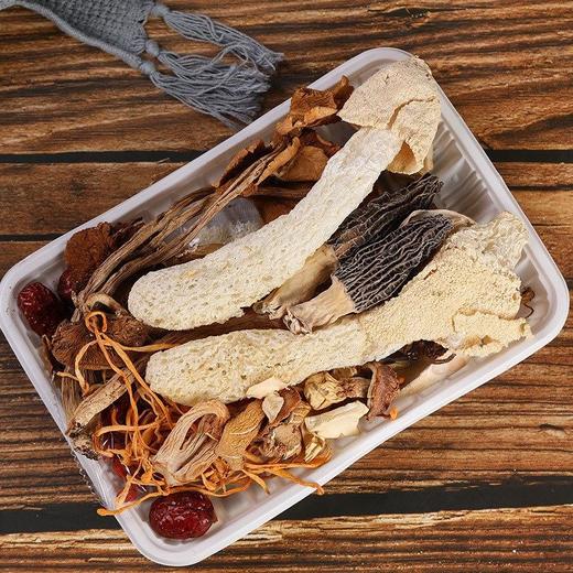 云南七彩菌汤包 虫草花羊肚菌竹荪姬松茸茶树菇杏鲍菇北方菌 食材干货100g/真材实料 商品图1