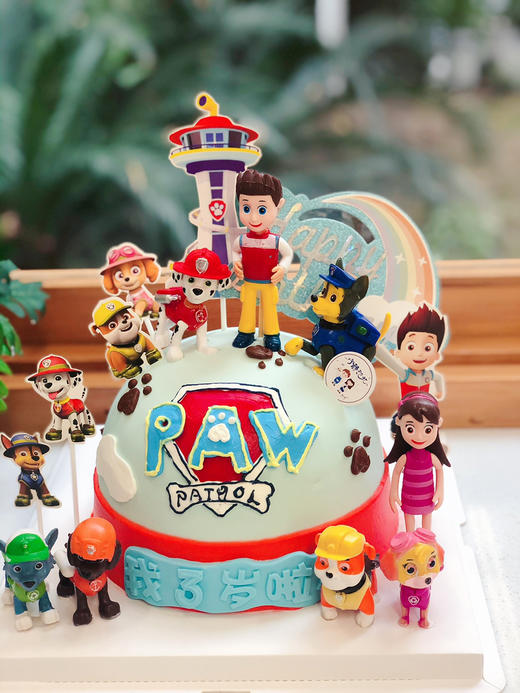 汪汪队立大功奶油蛋糕 下单前请仔细阅读商品详情 商品图0