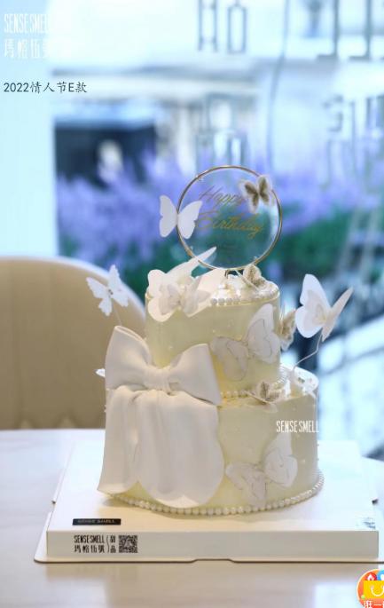 D415白色蝴蝶结 商品图1